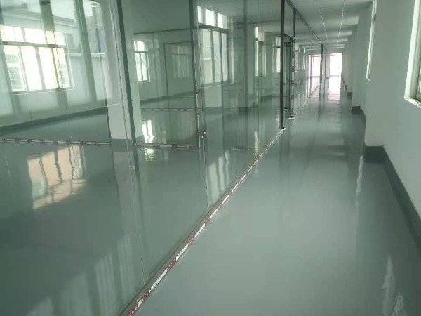 广东广州某办公室楼地面地坪漆案例